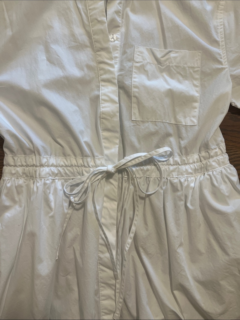 Women’s white midi dress size XSmall EUC - Picture 5 of 9